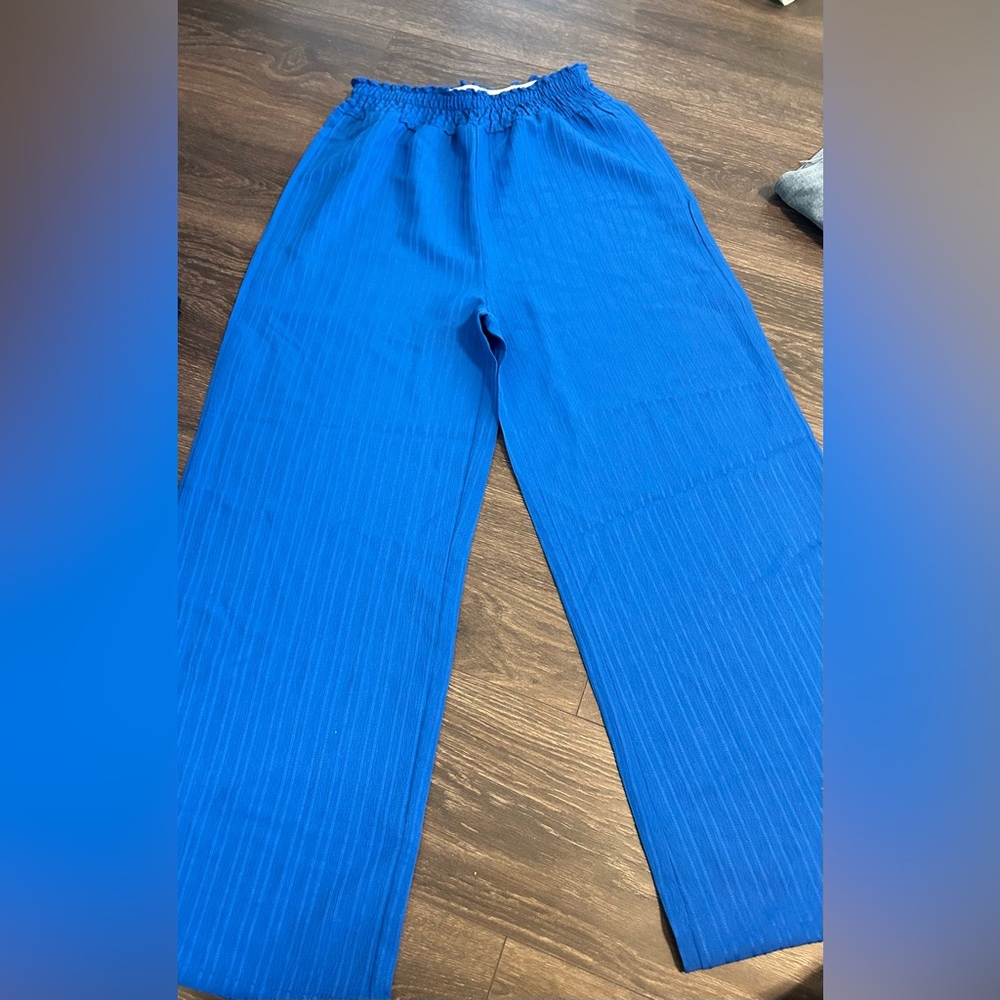 Royal Blue High waisted pants